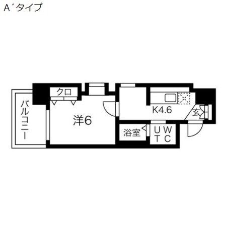 東小橋Ⅱ番館の物件間取画像